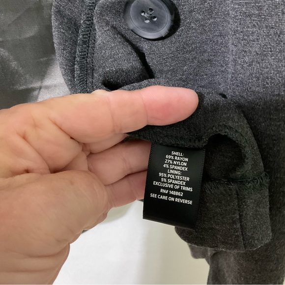 Torrid Studio Broadway Ponte Blazer 4X Charcoal - Picture 5 of 9